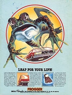 Frogger (1981) gameplay screenshot