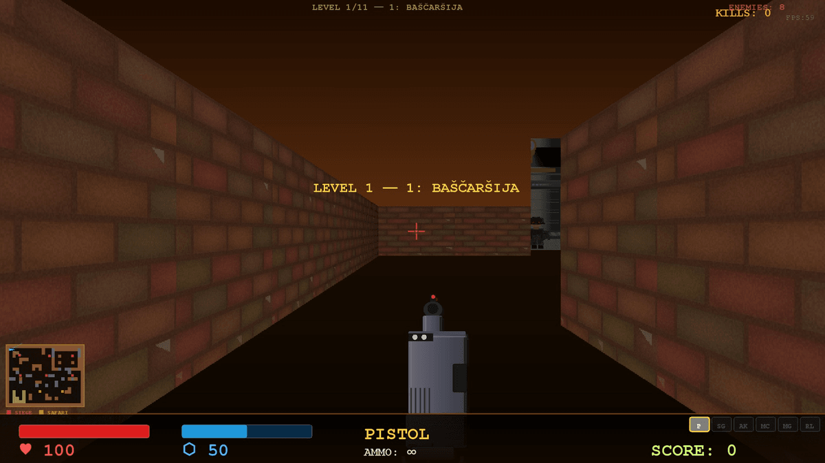 Bosnan gameplay screenshot: exploring the world